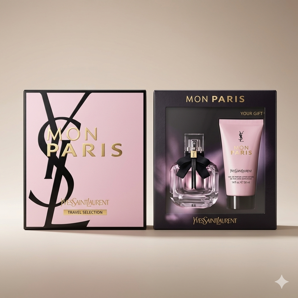 Yves Saint Laurent Mon Paris Gift Set 02 pieces Eau de Parfumn for Women