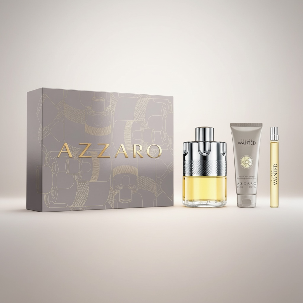 Azzaro Wanted EDP Gift Set For Men (Hard Box)