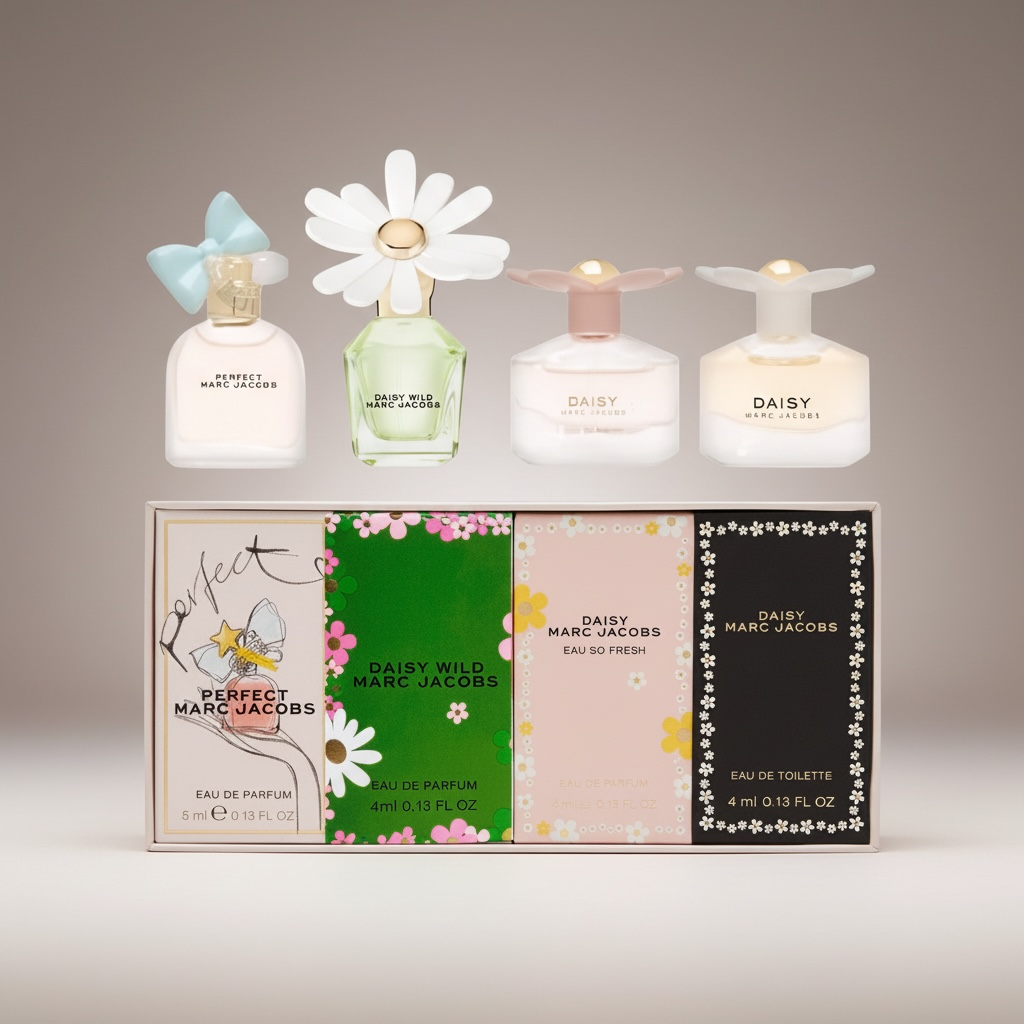 Marc Jacobs Miniature Set Travel Exclusive 04 pieces for Women