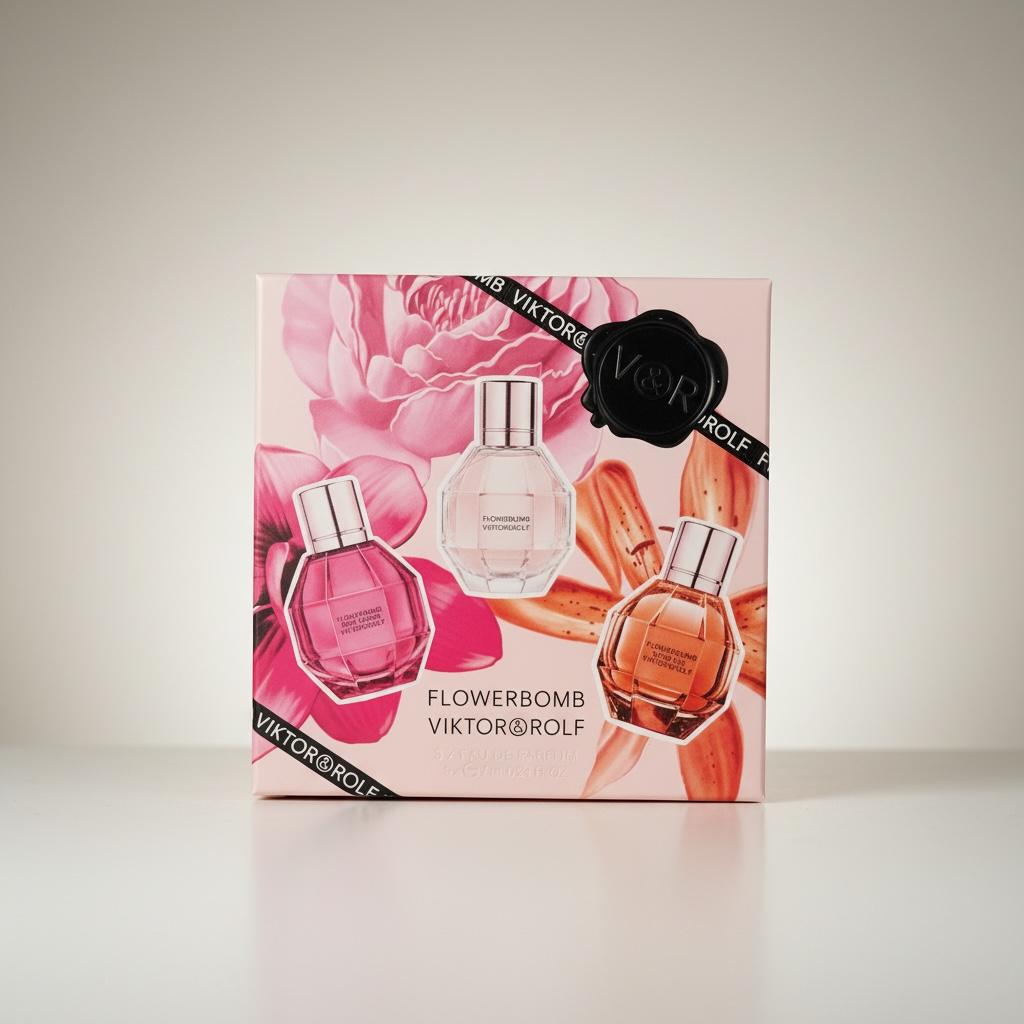 Viktor Rolf Flowerbomb Miniature Set Travel Exclusive Eau de Parfum for Women